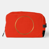 Gepersonaliseerde hedendaagse design toilettas toilettasje (Achterkant)