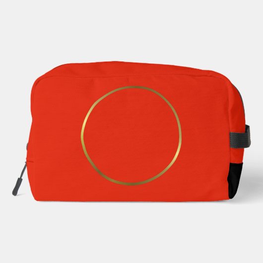 Gepersonaliseerde hedendaagse design toilettas toilettasje (Achterkant)