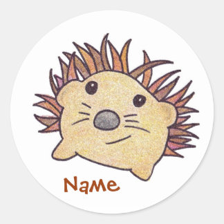 Gepersonaliseerde Hedgehog Sticker