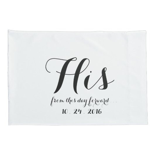 Gepersonaliseerde heer en mevrouw bruidsparen kussensloop (Achterkant-Rechts)