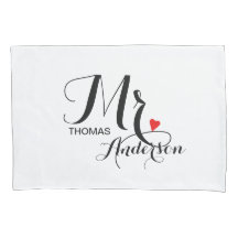 Gepersonaliseerde heer en mevrouw bruidsparen