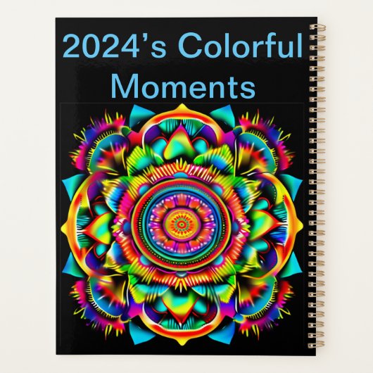 Gepersonaliseerde Heilige Geometrie Mandala. Planner (Achterkant)