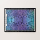 Gepersonaliseerde Heilige Geometrieboom van het le Legpuzzel (Horizontaal)