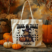 Gepersonaliseerde heks Capybara Trick or treat Sno Tote Bag
