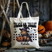 Gepersonaliseerde heks Capybara Trick or treat Sno Tote Bag