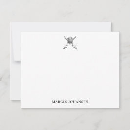 Gepersonaliseerde hekwerk stationery hekwerk notitiekaartje