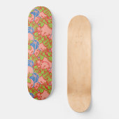Gepersonaliseerde helder modern Bud & Flower patro Persoonlijk Skateboard (Voorkant)
