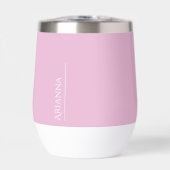 Gepersonaliseerde helder roze modern (Voorkant)