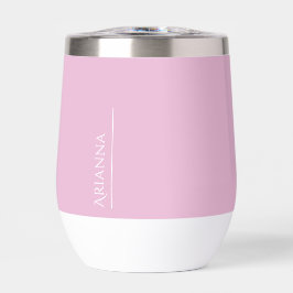 Gepersonaliseerde helder roze modern