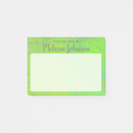 Gepersonaliseerde, heldere, gemarmerde kunst post-it® notes