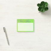 Gepersonaliseerde, heldere, gemarmerde kunst post-it® notes (Kantoor)