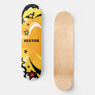 Gepersonaliseerde heldere levendige kleuren Pop cu Persoonlijk Skateboard