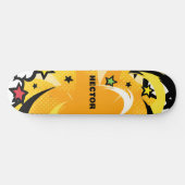 Gepersonaliseerde heldere levendige kleuren Pop cu Persoonlijk Skateboard (Horizontaal)