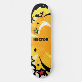 Gepersonaliseerde heldere levendige kleuren Pop cu Persoonlijk Skateboard (Voorkant)