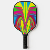 Gepersonaliseerde heldere stropdas kleurstof pickleball paddle (Voorkant)