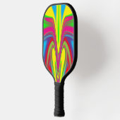 Gepersonaliseerde heldere stropdas kleurstof pickleball paddle (Links)