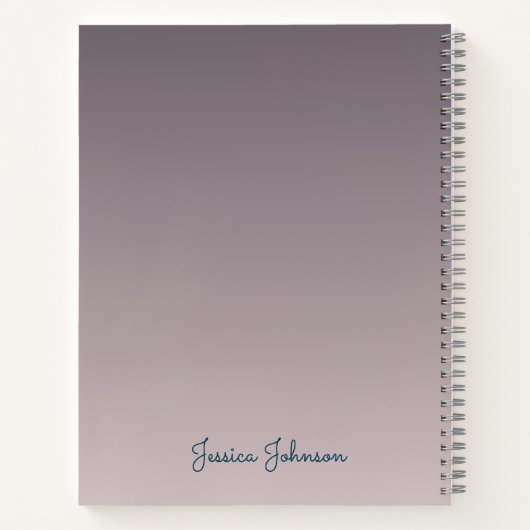 Gepersonaliseerde hemelse drijvende stad notitieboek (Achterkant)