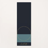 Gepersonaliseerde Hemelse Zon Maan Yoga Mat (Voorkant)