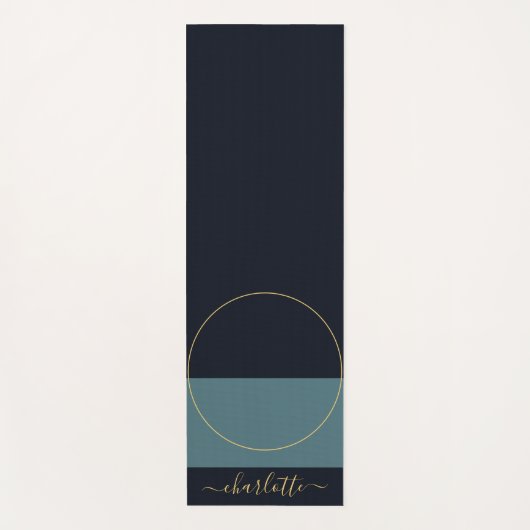 Gepersonaliseerde Hemelse Zon Maan Yoga Mat (Voorkant)