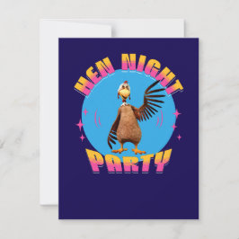 Gepersonaliseerde Hen Night Party Funny Bacheloret Kaart