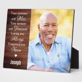 Gepersonaliseerde herdenkingsherinneringsfoto fotoplaat (Zijkant)
