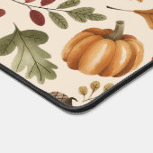 Gepersonaliseerde Herfst aardse Oranje Waterverf b Bureaumat (Hoek)