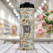 Gepersonaliseerde Herfst bladeren Thermosbeker