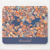 Gepersonaliseerde herfst Botanicals Aardse Neutral Muismat (Voorkant)