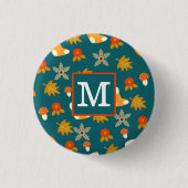Gepersonaliseerde Herfst Button (Voorkant)