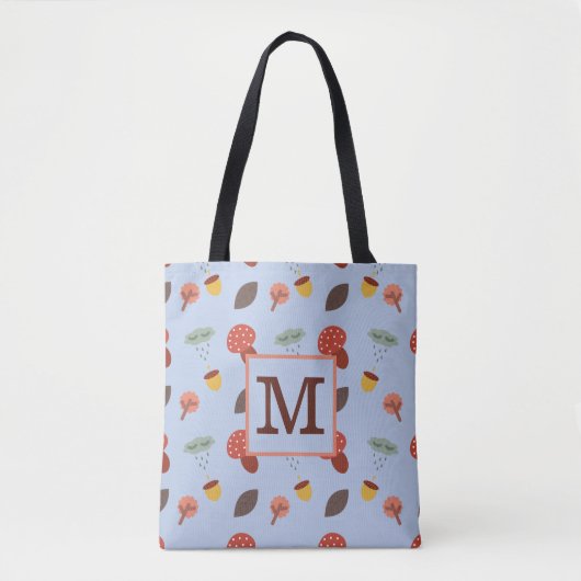 Gepersonaliseerde Herfst Canvas tas (Voorkant)