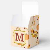 Gepersonaliseerde Herfst Favor Box Bedankdoosjes (Geopend)