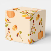 Gepersonaliseerde Herfst Favor Box Bedankdoosjes (Achterkant)