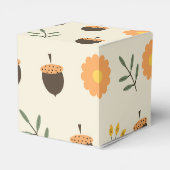 Gepersonaliseerde Herfst Favor Box Bedankdoosjes (Achterkant)
