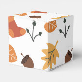Gepersonaliseerde Herfst Favor Box Bedankdoosjes (Achterkant)