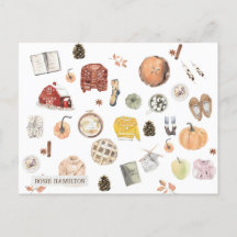 Gepersonaliseerde Herfst Gezellige oktober Briefka