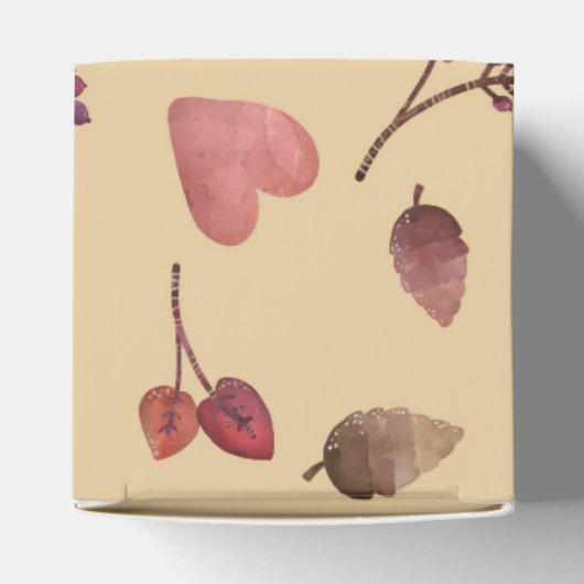 Gepersonaliseerde herfst gunst box bedankdoosjes (Bovenkant)