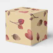 Gepersonaliseerde herfst gunst box bedankdoosjes (Achterkant)