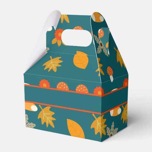 Gepersonaliseerde herfst gunst box bedankdoosjes (Achterkant)