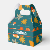 Gepersonaliseerde herfst gunst box bedankdoosjes (Voorkant Zijde)