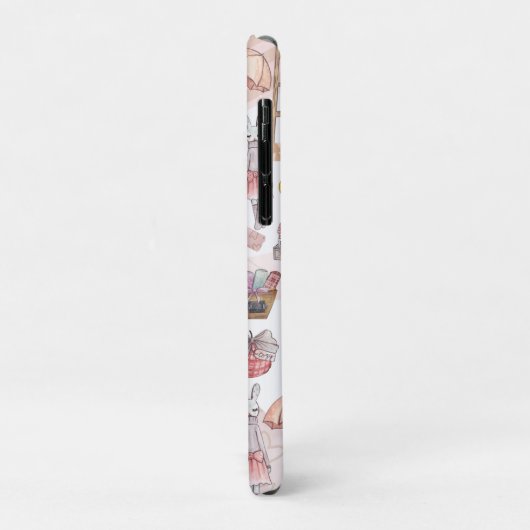 Gepersonaliseerde Herfst Handgeschilderde elemente Case-Mate iPhone Case (Achterkant/links)