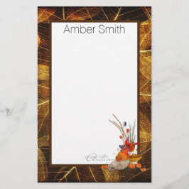 Gepersonaliseerde herfst Harvest Briefpapier