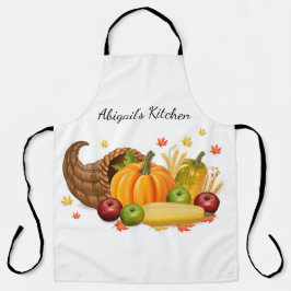 Gepersonaliseerde Herfst Harvest Schort