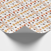 Gepersonaliseerde Herfst inpakpapier (Hoek)