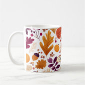 Gepersonaliseerde Herfst Mok - Herfstbladeren & ei (Links)