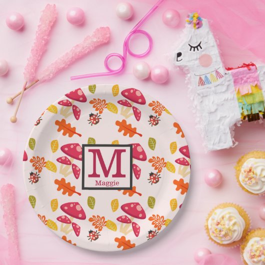 Gepersonaliseerde Herfst papier Borden Papieren Bordje (Feest)