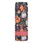 Gepersonaliseerde Herfst Pattern Thermal Tumbler Thermosbeker (Achterkant)