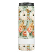 Gepersonaliseerde Herfst Pattern Thermal Tumbler Thermosbeker (Achterkant)