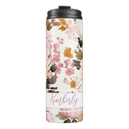 Gepersonaliseerde Herfst Pattern Thermal Tumbler Thermosbeker