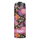 Gepersonaliseerde Herfst Pattern Thermal Tumbler Thermosbeker (Voorkant)