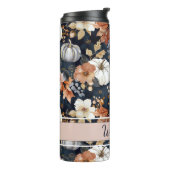 Gepersonaliseerde Herfst Pattern Thermal Tumbler Thermosbeker (Gedraaid links)